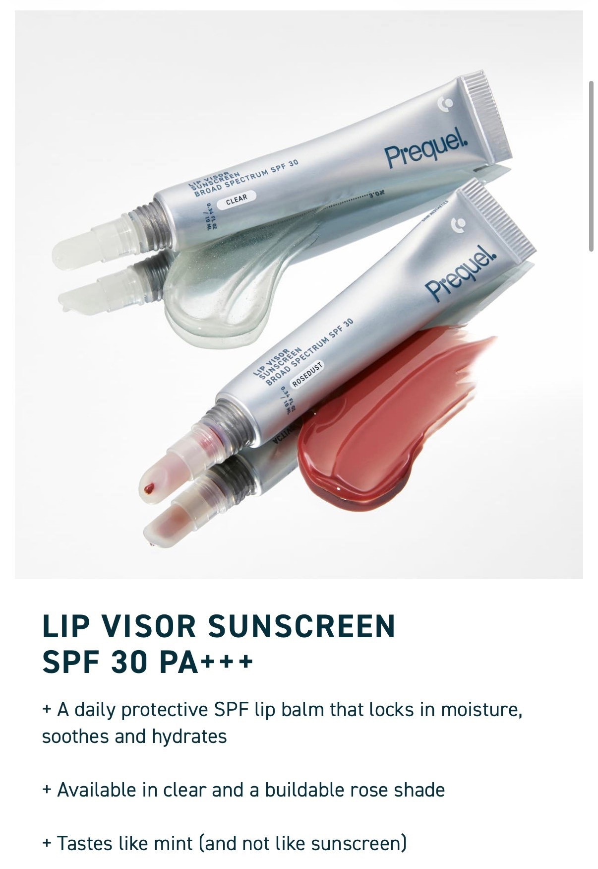 Prequel Lip SPF ☀️🤩


#prequel skincare
#lip spf
#spf 30
#affordable skincare
#skincare finds 
#beauty find 

#LTKselfcare #LTKBeauty