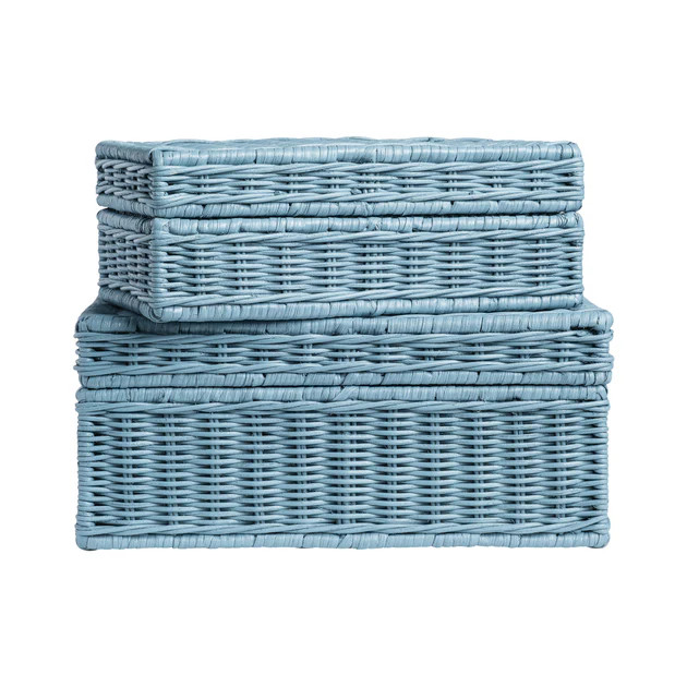 Surfside Rattan Box - Set of 2 | Cailini Coastal