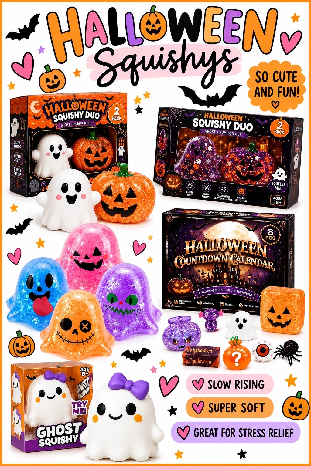 Halloween squishy toys for kids