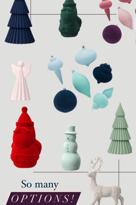 Target velvet flocked Christmas decor and ornaments 


#LTKHoliday #LTKSeasonal #LTKfindsunder50