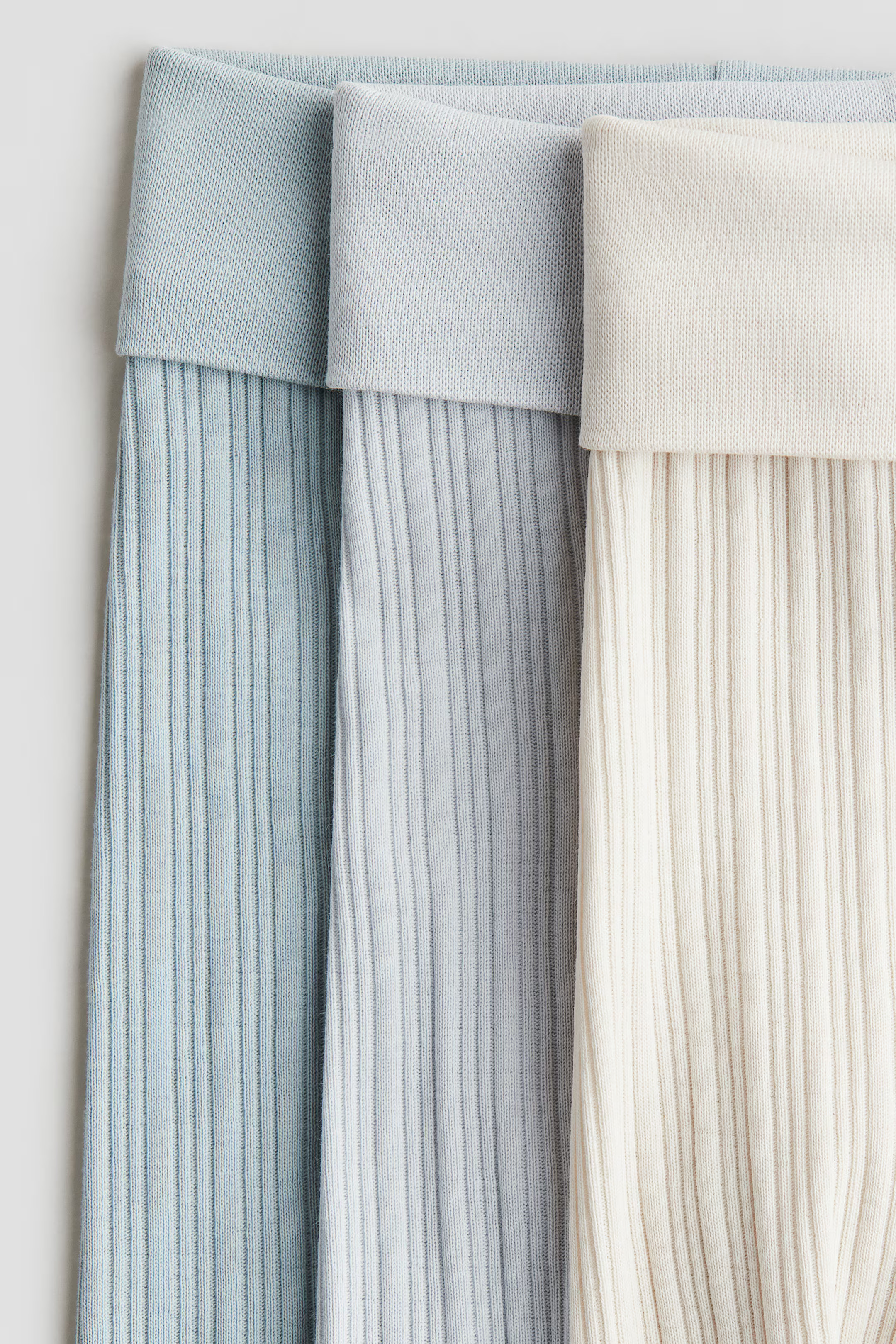 3-pack Foldover-Waist Leggings | H&M (US + CA)