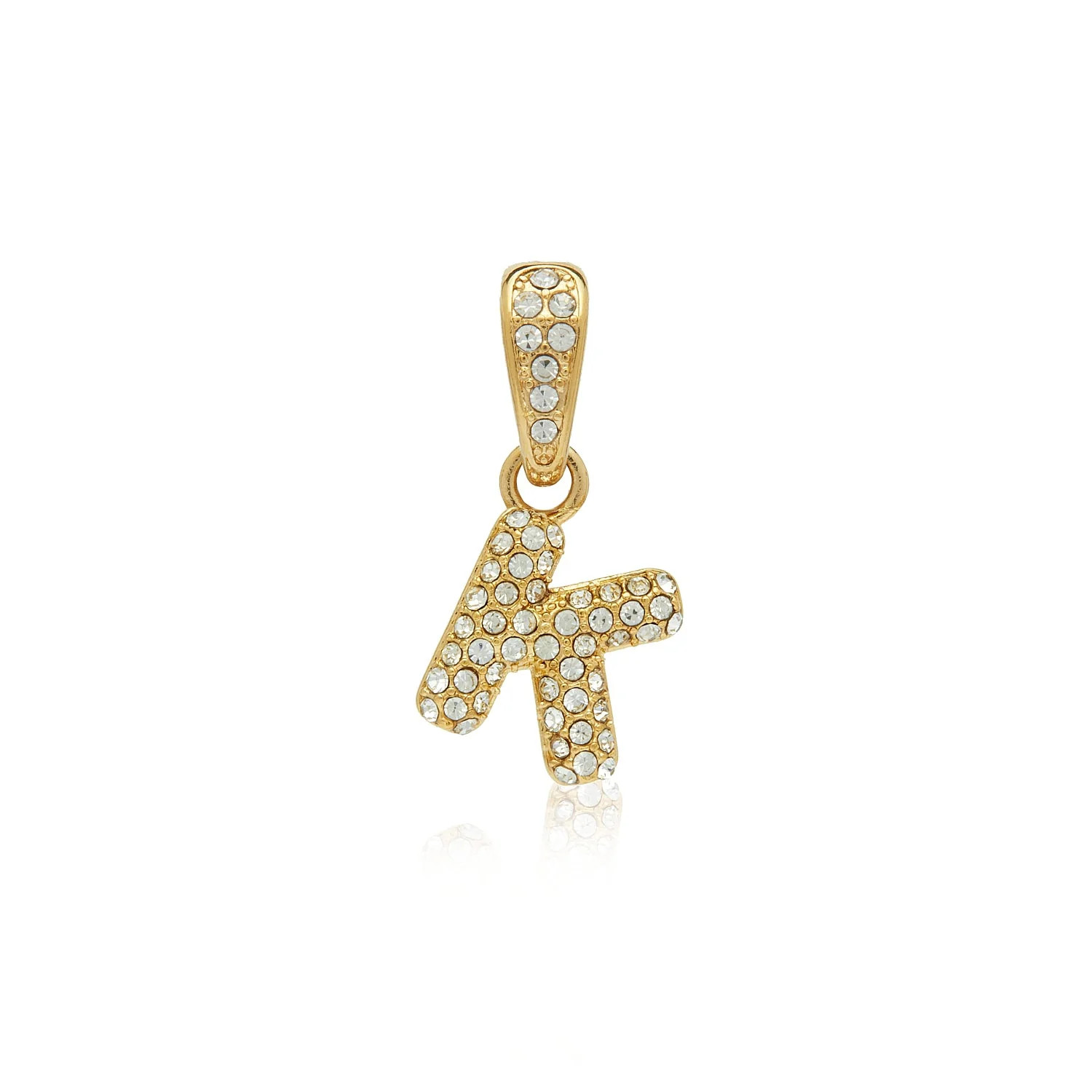 Bubble Initial Pendant (Gold) | Abbott Lyon