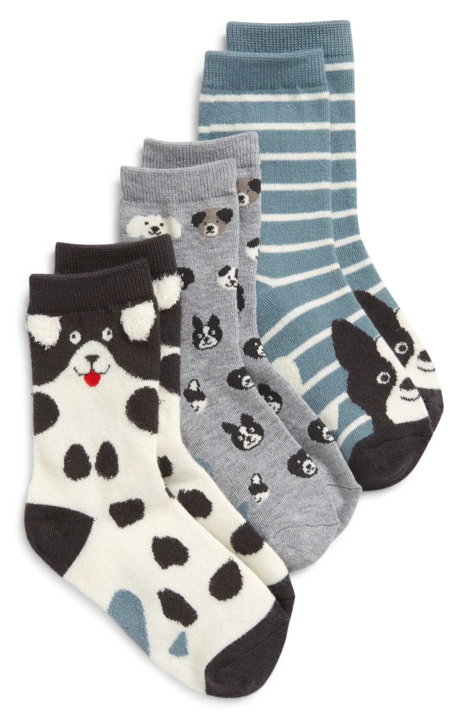 Tucker + Tate Kids' Assorted 3-Pack Crew Socks | Nordstrom | Nordstrom