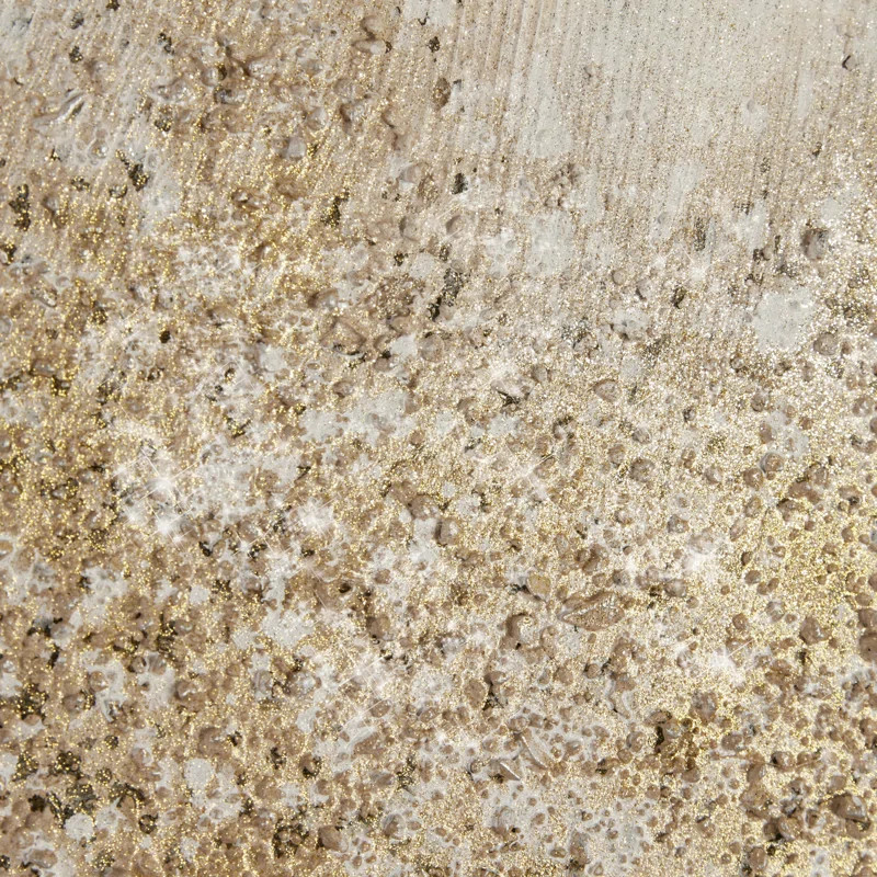 Glimmer 100% Hand Brush Heavy Textured Glitz Embellished Canvas 2 Piece Set | Wayfair North America