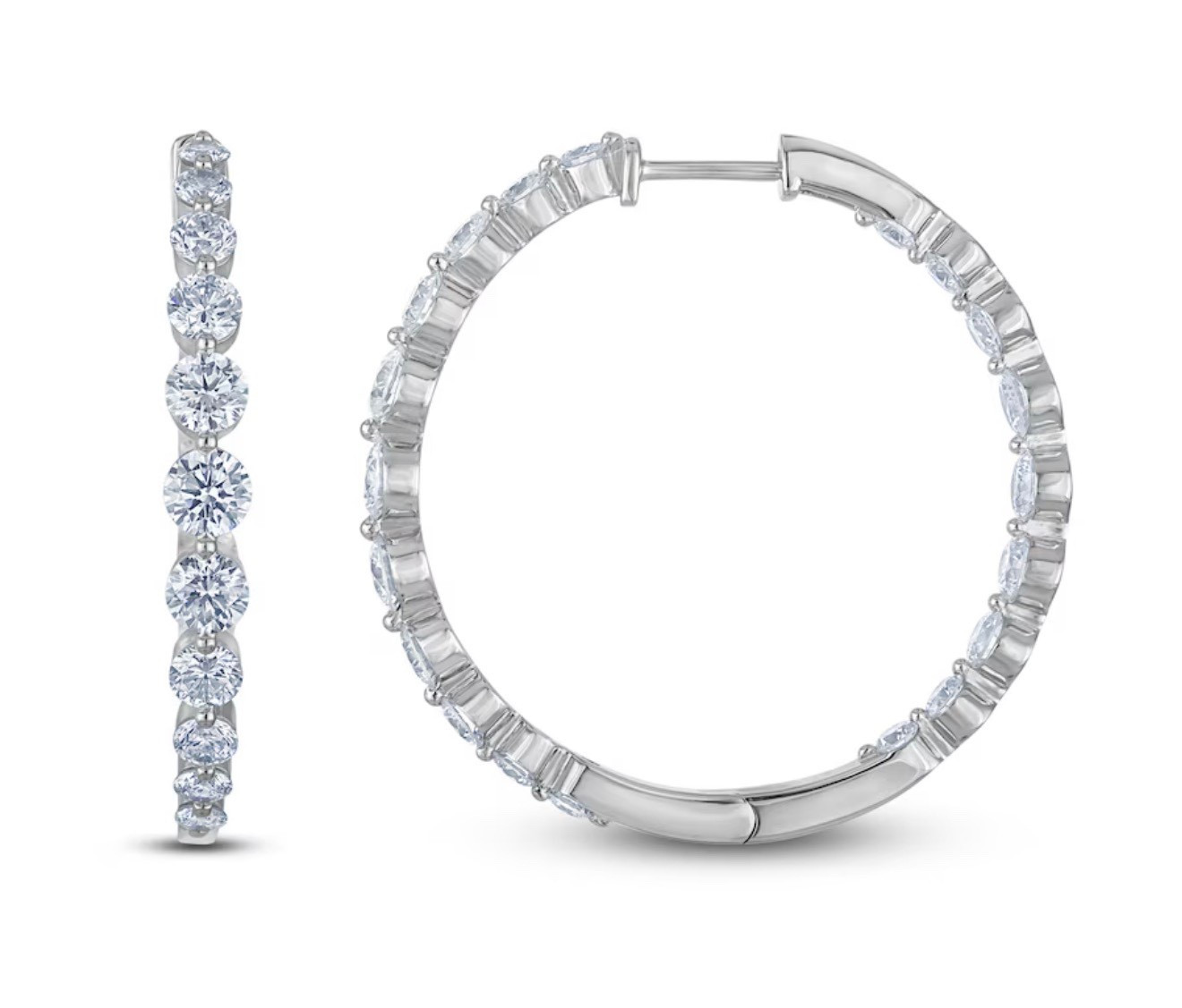 Diamond Graduated Inside-Out Hoop Earrings #diamondearrings #JaredGalleriaOfJewelry

#LTKGiftGuide #LTKHoliday #LTKWorkwear