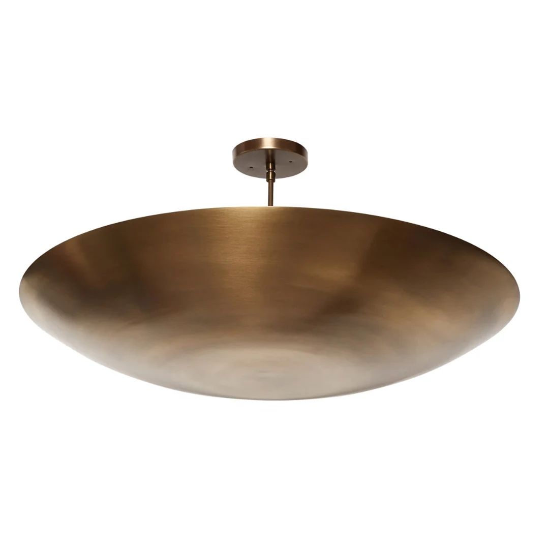 6 Light Elegant Ceiling Flush mount Pendant Light Mid Century Modern Brass Sputnik chandelier lig... | Etsy (US)