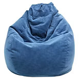 Micro-Fiber Suede Bean Bag Chair - Gold Medal | Target