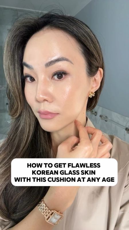 This is the most viral and top selling cushion foundation in Japan. I’m wearing 24W - you will love this! It makes my skin look spotless, moisturized and radiant.