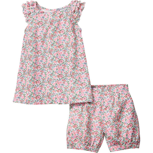 Amelie Short Set, Fleurs de Rose | Maisonette