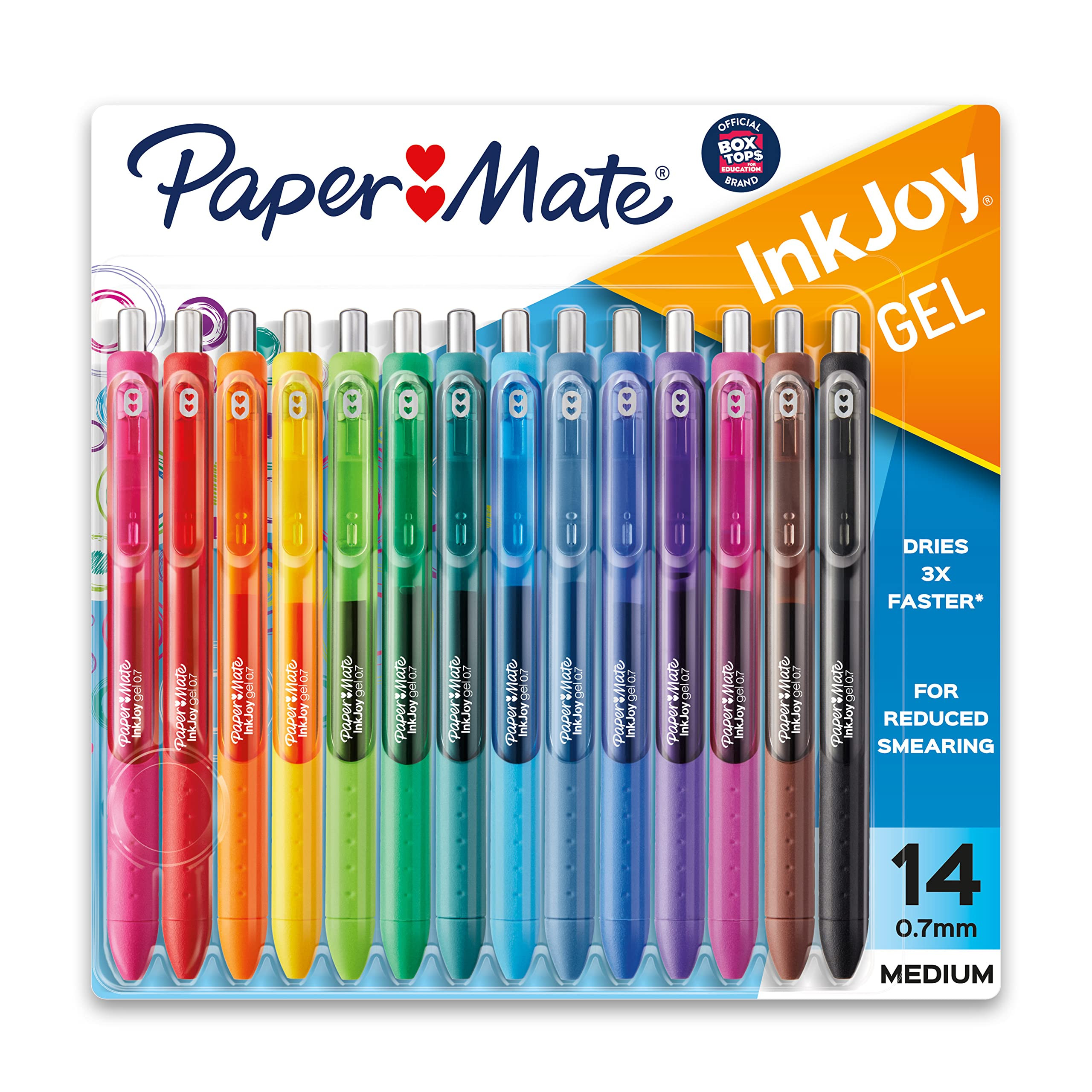 Paper Mate InkJoy Pens, Gel Pens, Medium Point (0.7mm), Stocking Stuffers, Assorted, 20 Count | Amazon (US)