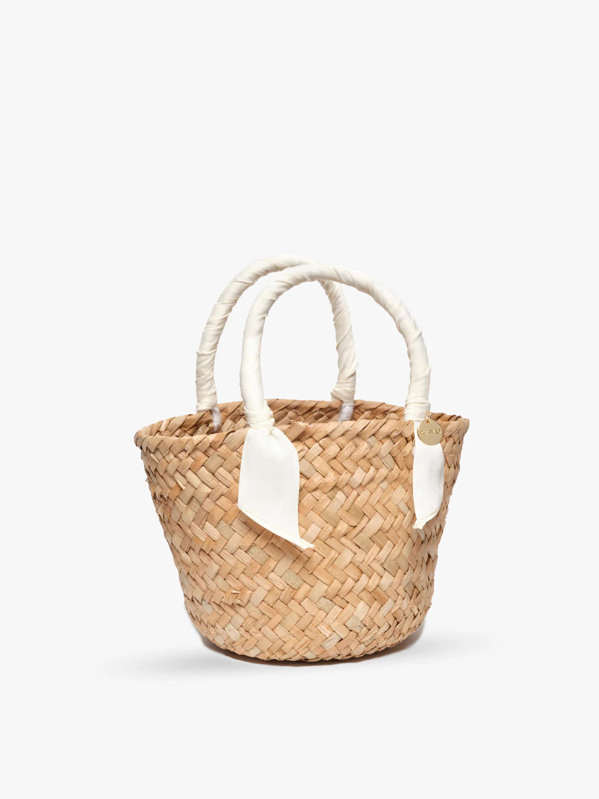 Mini Rosie Ribbon Straw Tote | Over The Moon