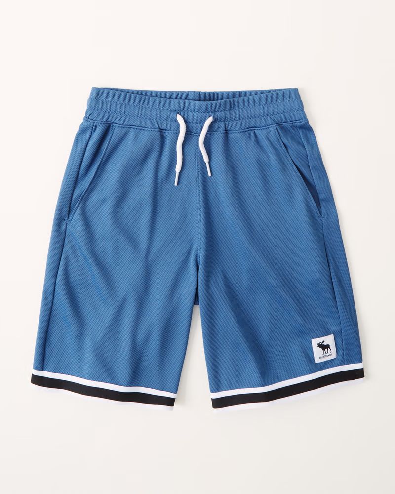 boys taped mesh shorts | boys bottoms | Abercrombie.com | Abercrombie & Fitch (US)