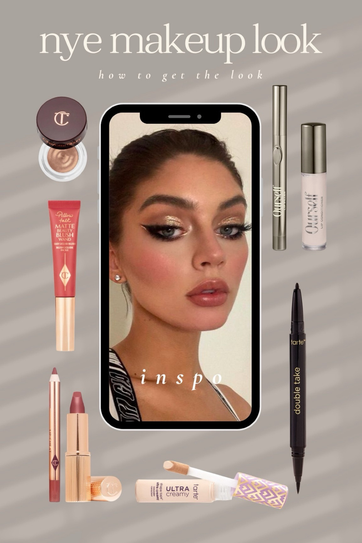 How to get this gorgeous NYE look! Charlotte Tilbury has some of my favorite products for a night out because they stay so well! 🥂🤍

New Year’s Eve | makeup tutorial

#LTKbeauty #LTKHoliday #LTKSeasonal