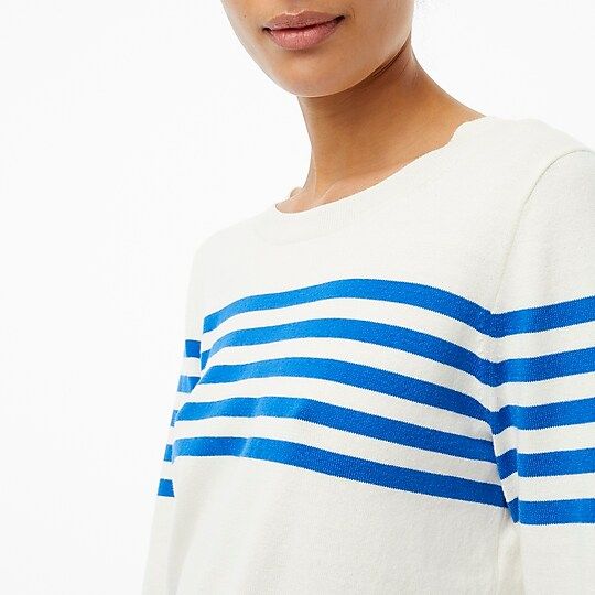 Factory: Striped Teddie Sweater For Women | J.Crew Factory