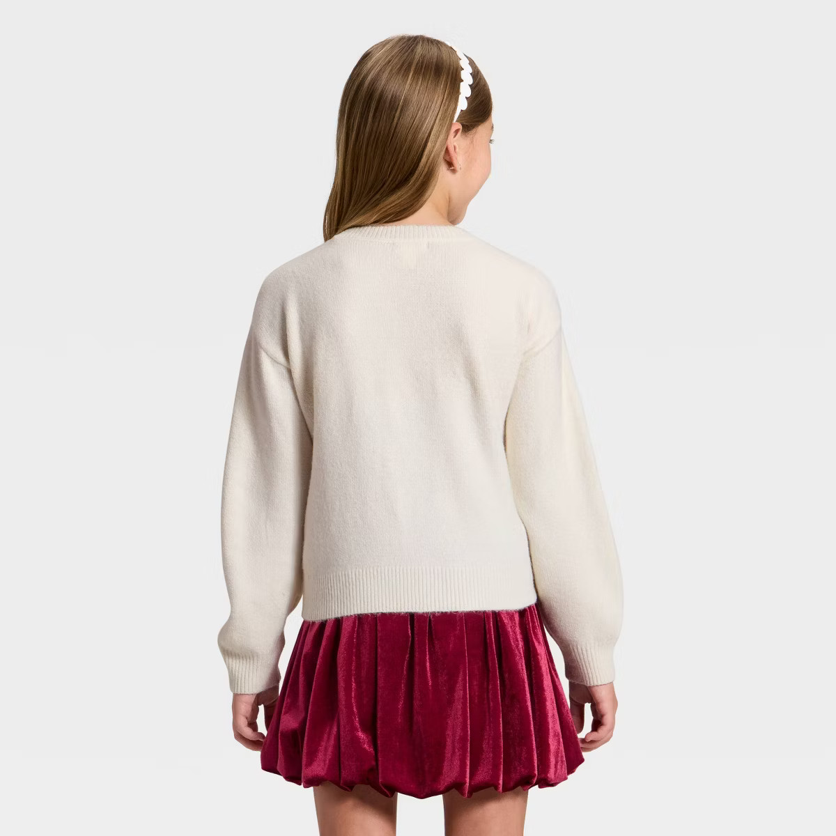 Girls' Embellished Pullover Sweater - Cat & Jack™ | Target