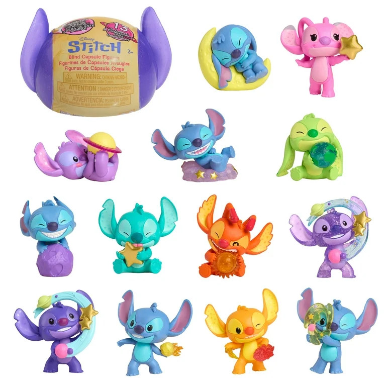 Disney Stitch Outta This World Collectible Mini Figure Capsule, Kids Ages 3 and up | Walmart (US)