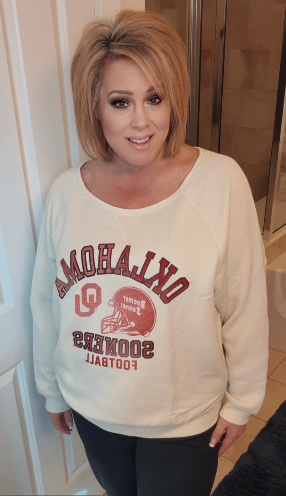 Oklahoma Sooners cute top! I’m 5’8 wearing XL

#LTKMidsize #LTKFindsUnder50 #LTKOver40