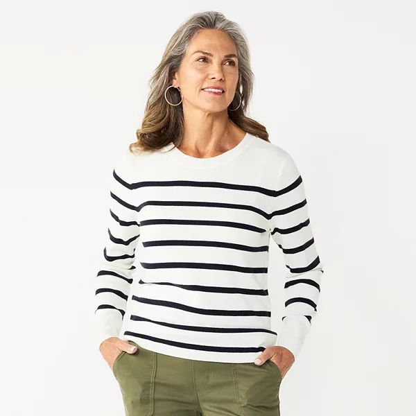 Women's Croft & Barrow® Extra Soft Crewneck Sweater | Kohl's