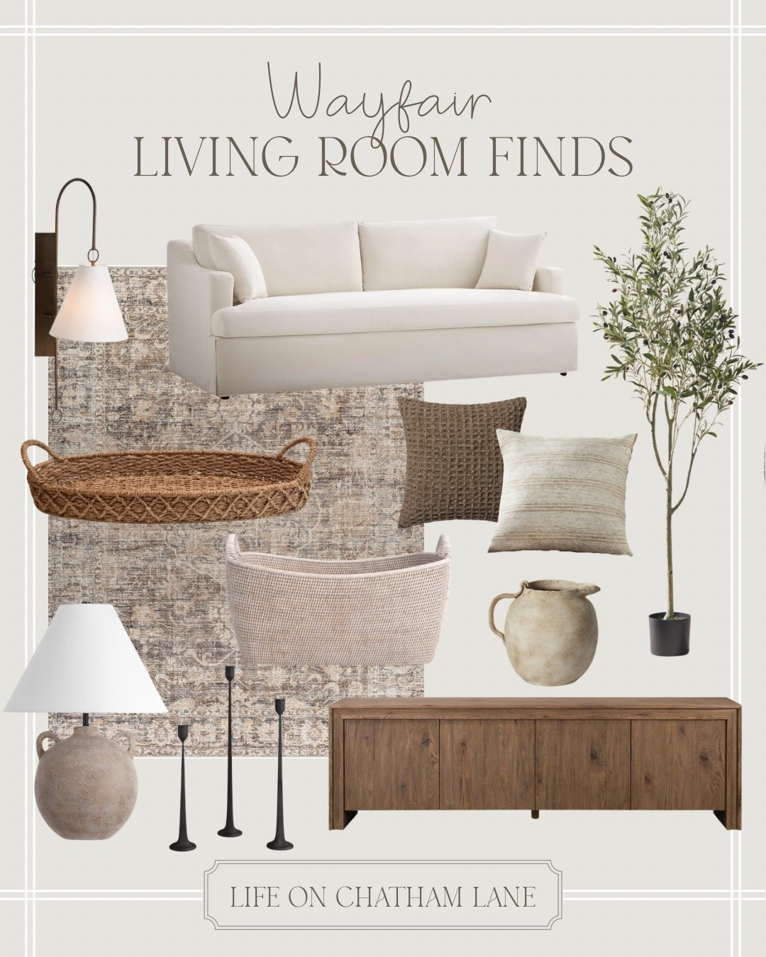 Wayfair living room finds to create a warm, timeless living room! @Wayfair

#LTKHome