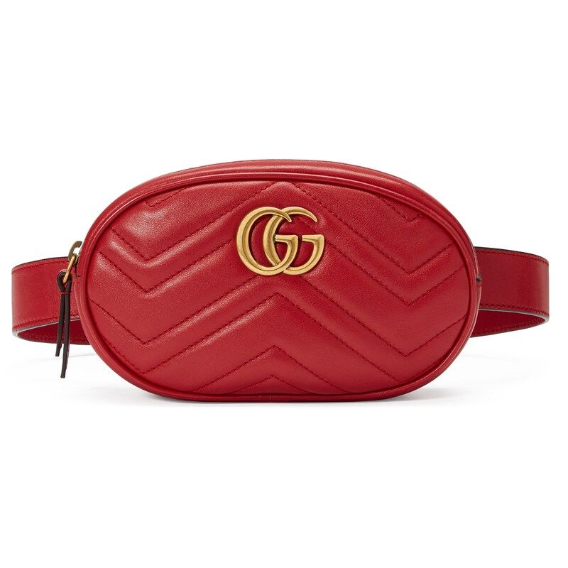 GG Marmont matelassé leather belt bag | Gucci (US)