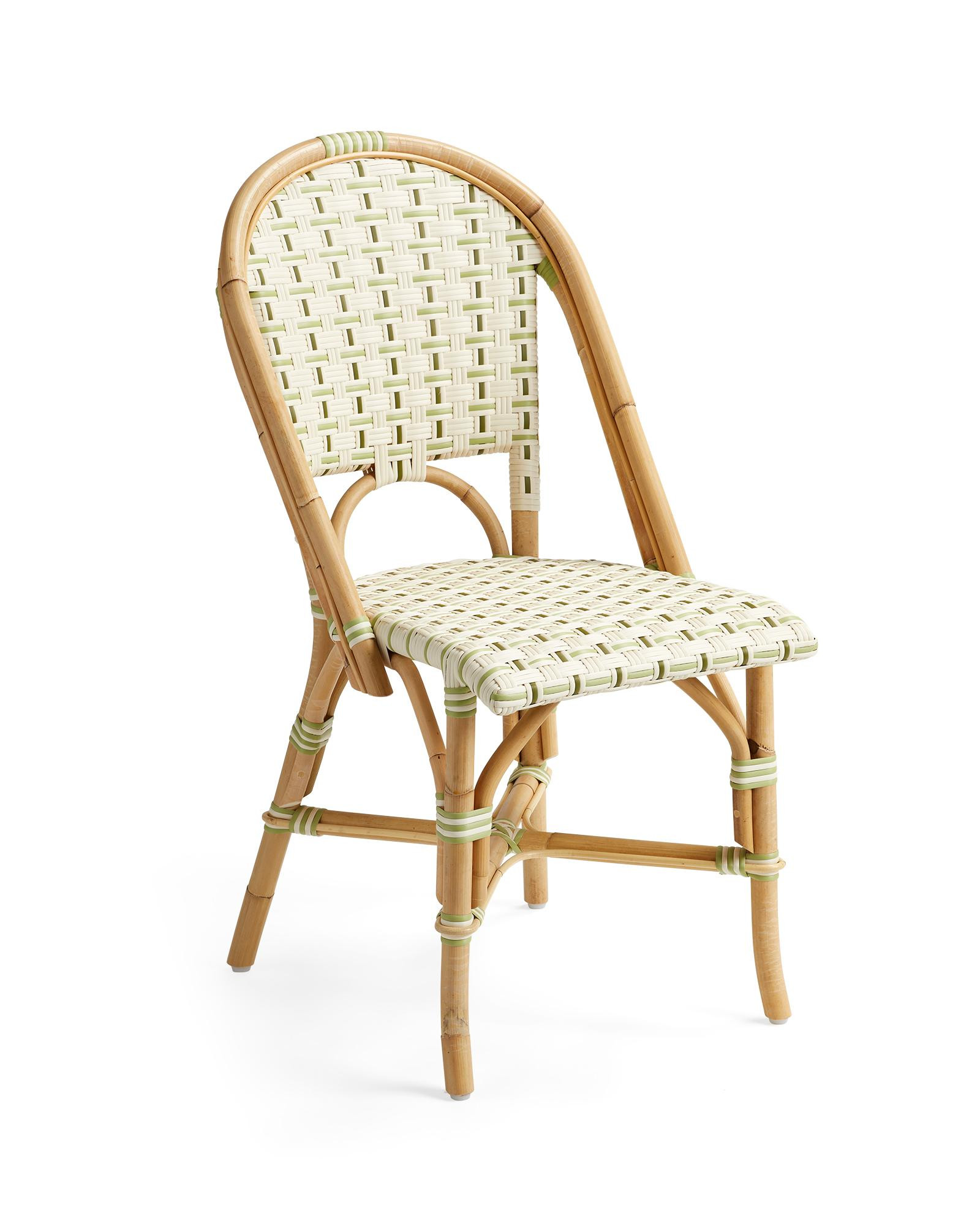 Riviera Rattan Basketweave Dining Chair | Serena and Lily