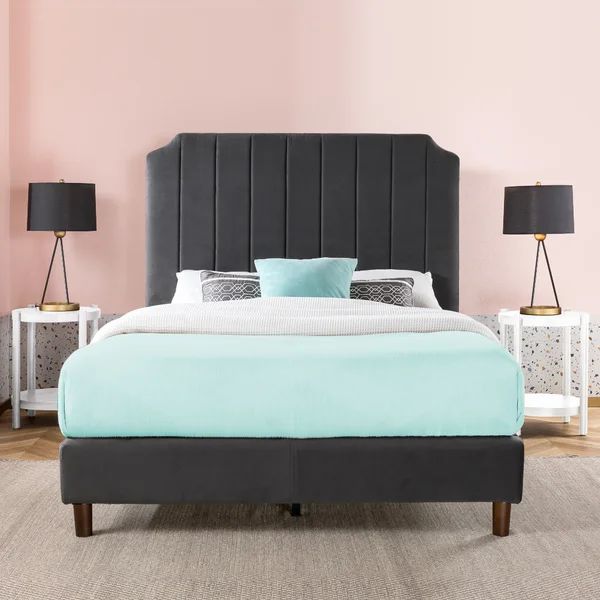 Hoyos Upholstered Low Profile Platform Bed | Wayfair North America