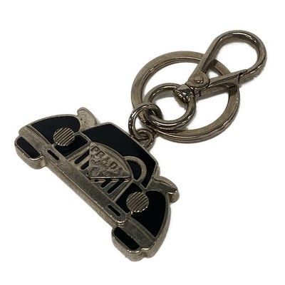 Auth PRADA Black Silver Hardware Bag Charm | eBay US
