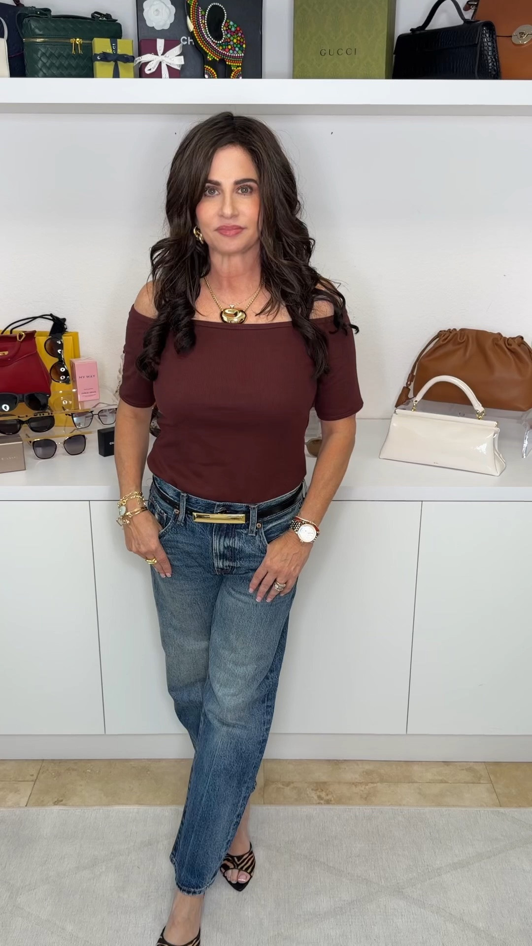One change can make an entirely different look. Top med, jeans 25p ( short ) , slides TTS

#LTKxMadewell #LTKgrwm #LTKOver40

#LTKootd #LTKOver40 #LTKSaleAlert