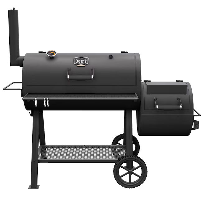Oklahoma Joe's Highland 879-Sq in Black Horizontal Charcoal Smoker | Lowe's