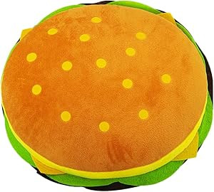 CHELEI2019 11.8" Hamburger Plush Cheeseburger Pillow Stuffed Food Cushion Toy,Gifts for Kids | Amazon (US)