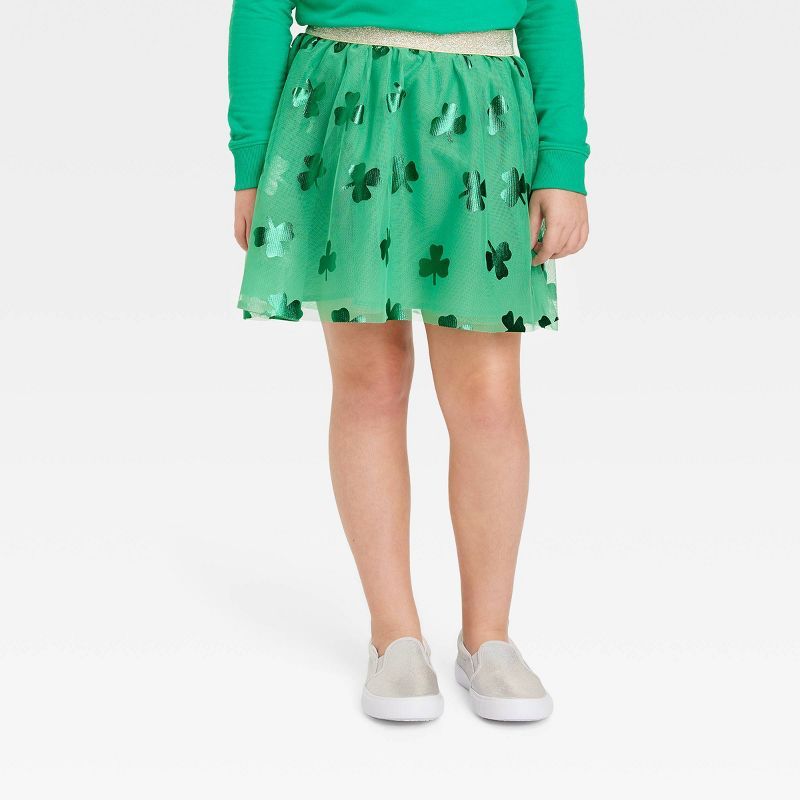 Girls' St. Patrick's Day Tutu Skirt - Cat & Jack™ Green | Target