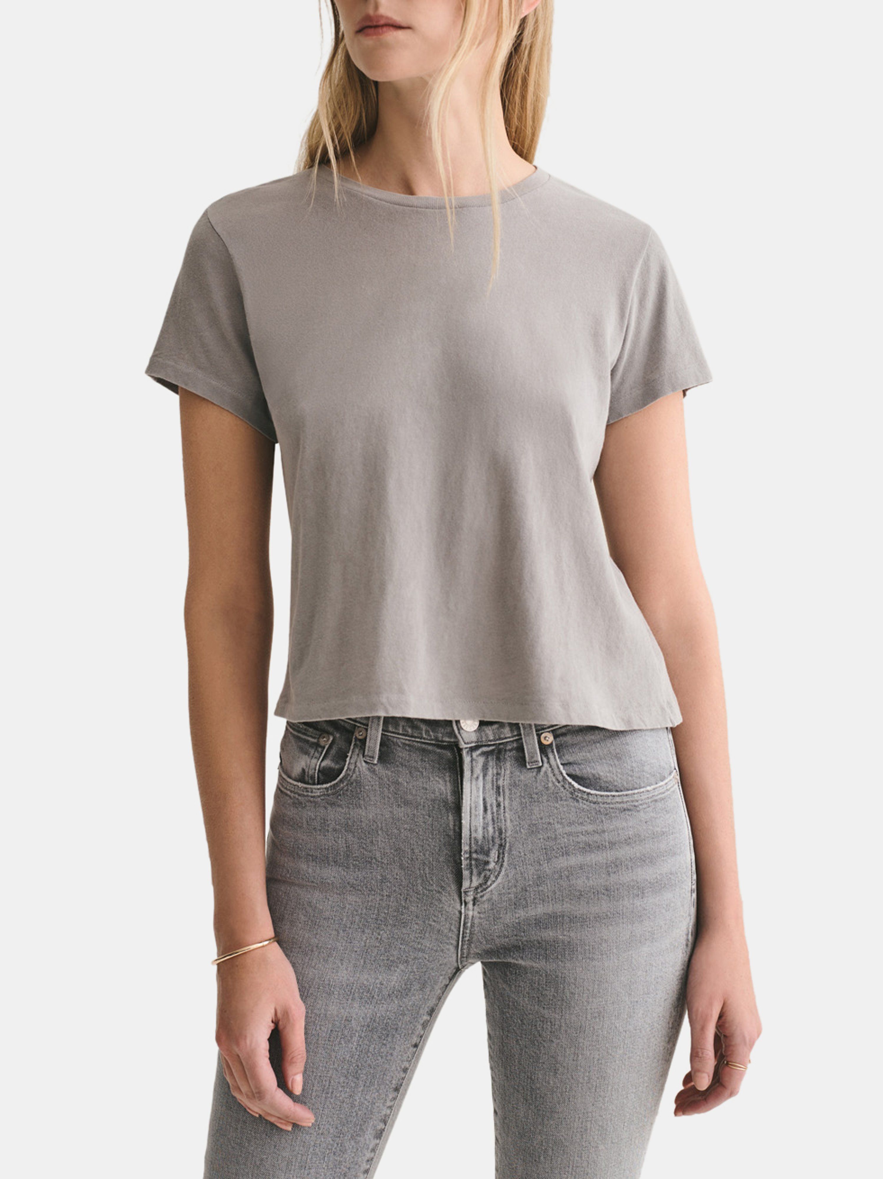 Linda Crewneck Boxy T-Shirt - XS | Verishop