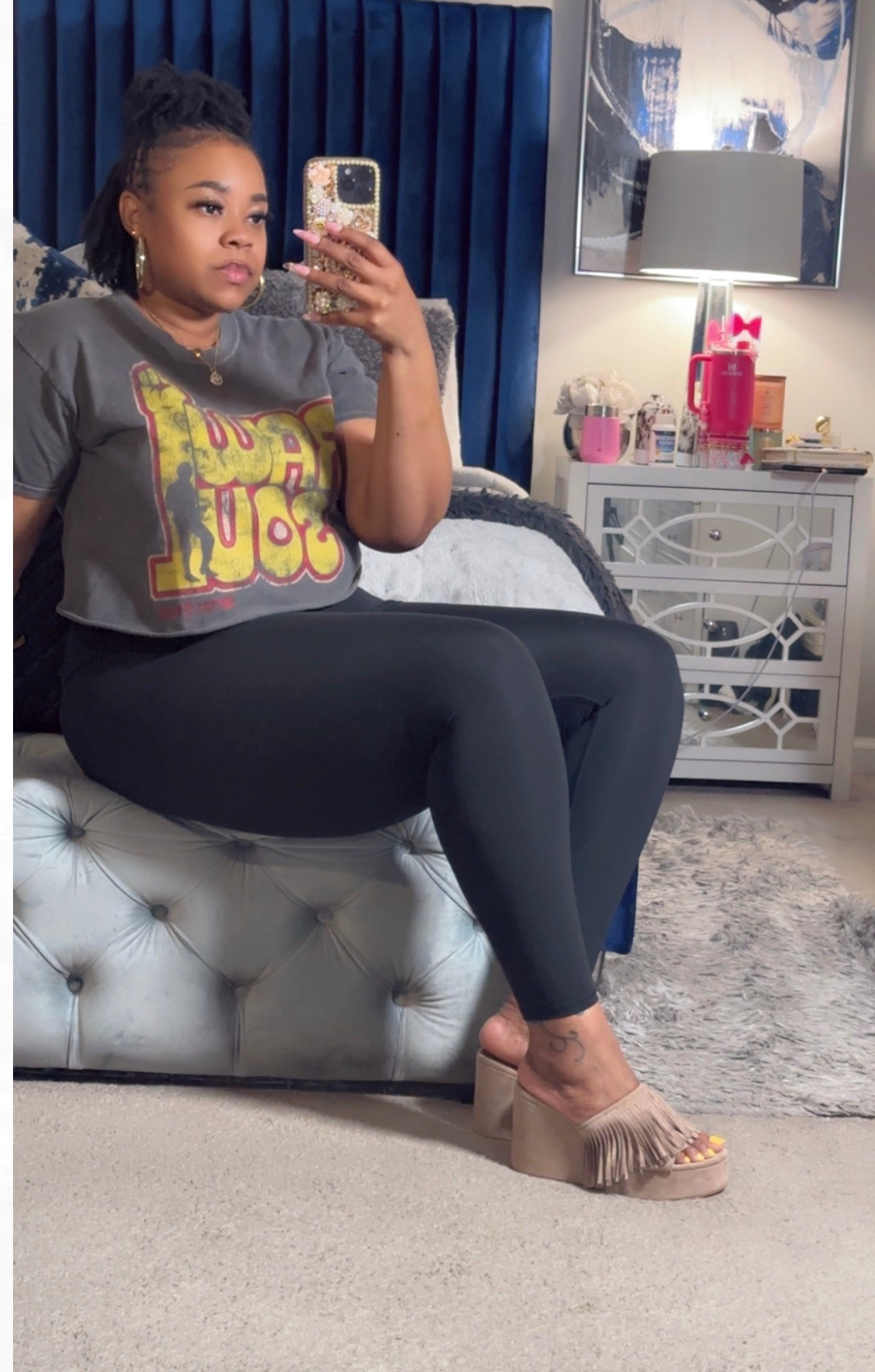 Platform sandals will have me in a chokehold this summer! These are so cute! #walmart #walmartstyle