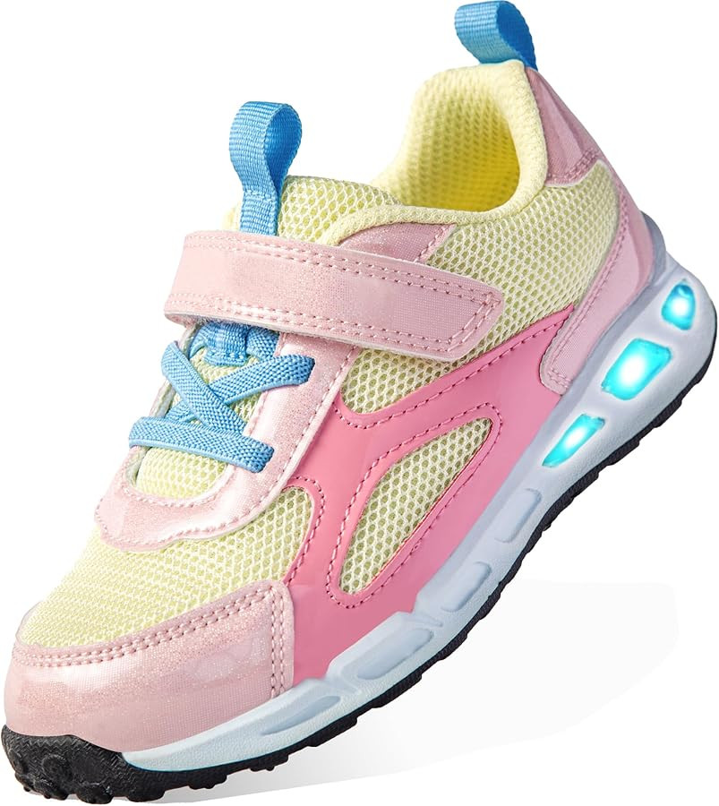 Floranate Flora LU1 Light Up Shoes Toddler Size 5 to Little Kid Size 12 for Boys and Girls | Amazon (US)
