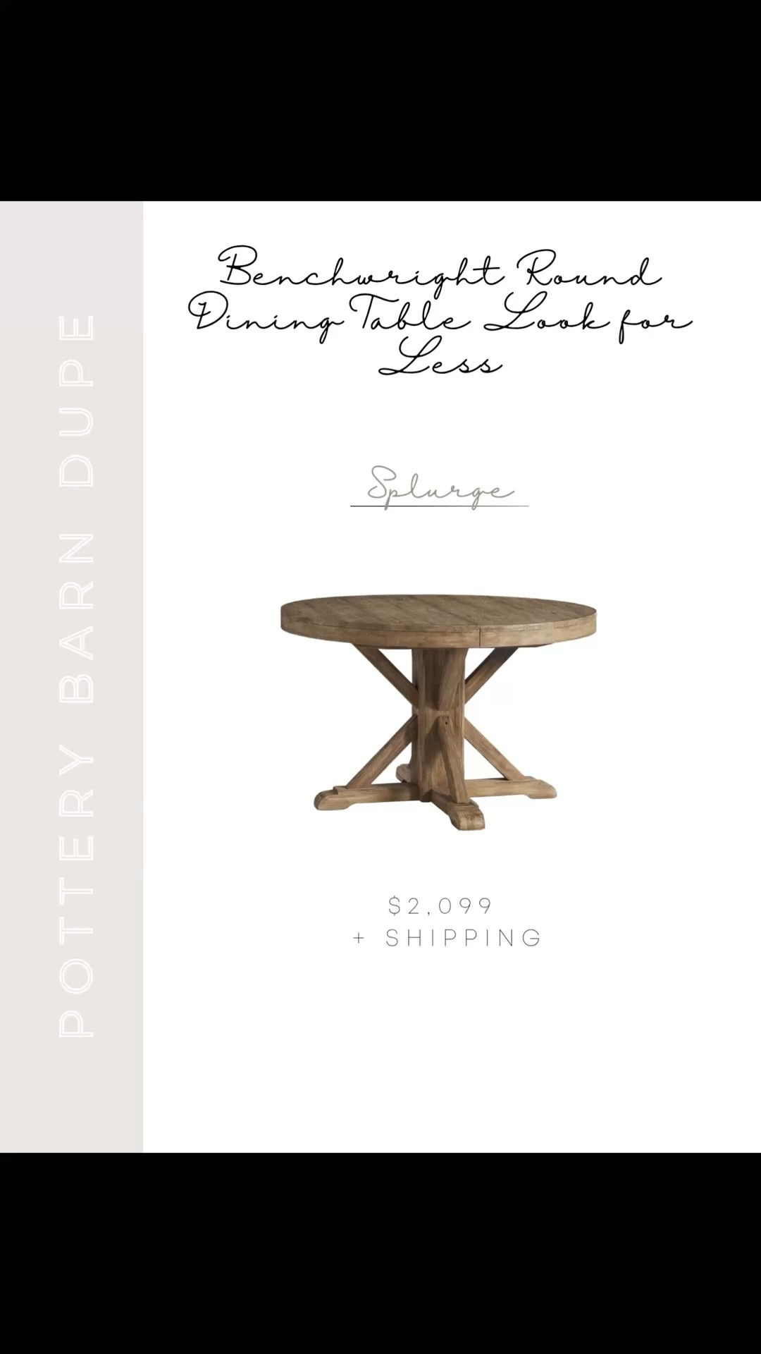 If you love the look of the Pottery Barn Benchwright round dining table but don’t want the designer price tag, this look-for-less option gives a very similar warm wood, classic style for much less.

A round table is perfect for creating a cozy, inviting dining space while still feeling elevated.

Sharing the alternative here so you can easily compare.

#LTKSaleAlert #LTKHome