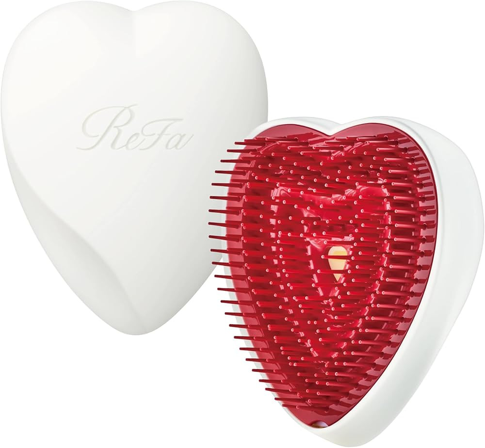 ReFa Heart Brush MATTE WHITE | Heart Shaped Hair Brush for Women | No Tangle Hair Brush | Small H... | Amazon (US)