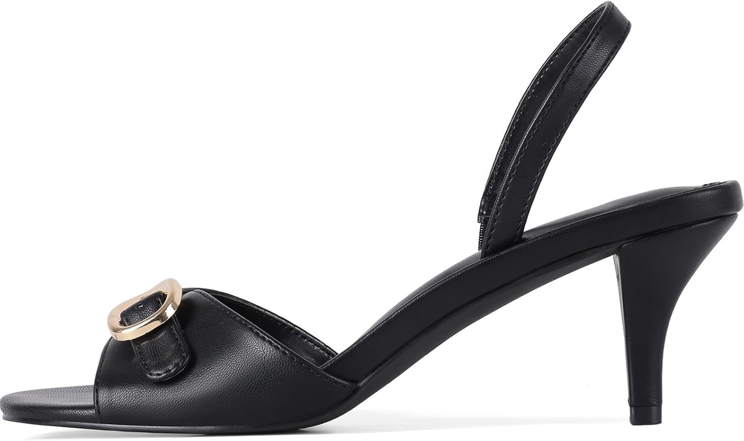 Womens Slingback Kitten Heels Open Toe Summer Sandals Low Heels Dress Sandals Wedding Party Shoes... | Amazon (US)