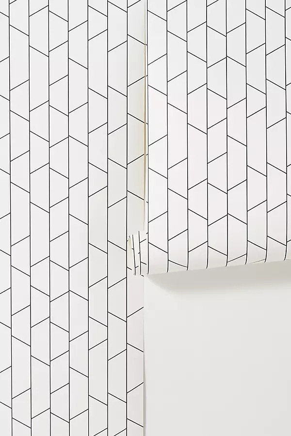 Angle Geometric Wallpaper | Anthropologie (US)