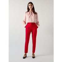 Mya Red Cigarette Leg Trouser, Merlot | L.K. Bennett (UK)