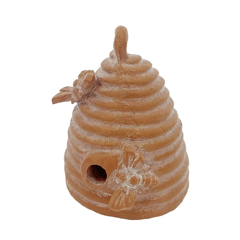 Way to Celebrate Spring Terracotta Colored Resin Beehive 5" | Walmart (US)
