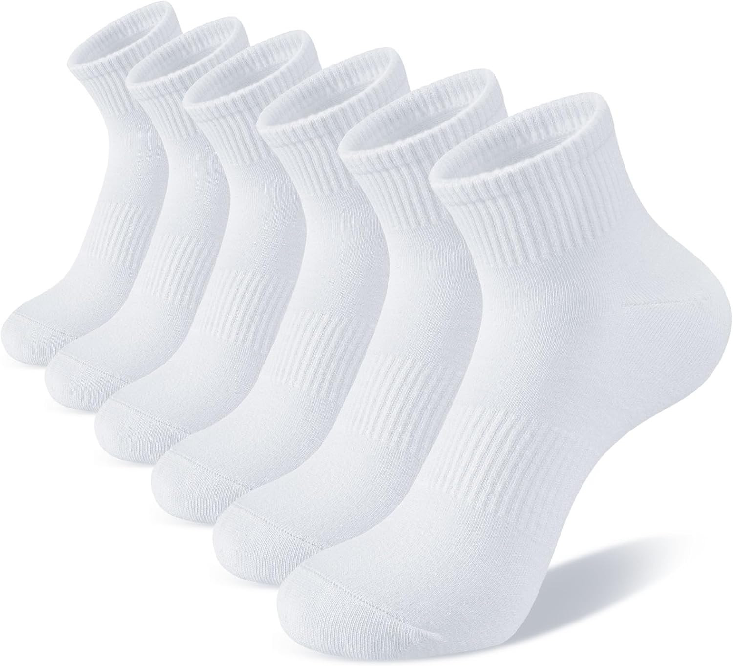 Natural Ankle Socks Women: 10 Pairs Cotton Running Athletic Socks | Amazon (US)
