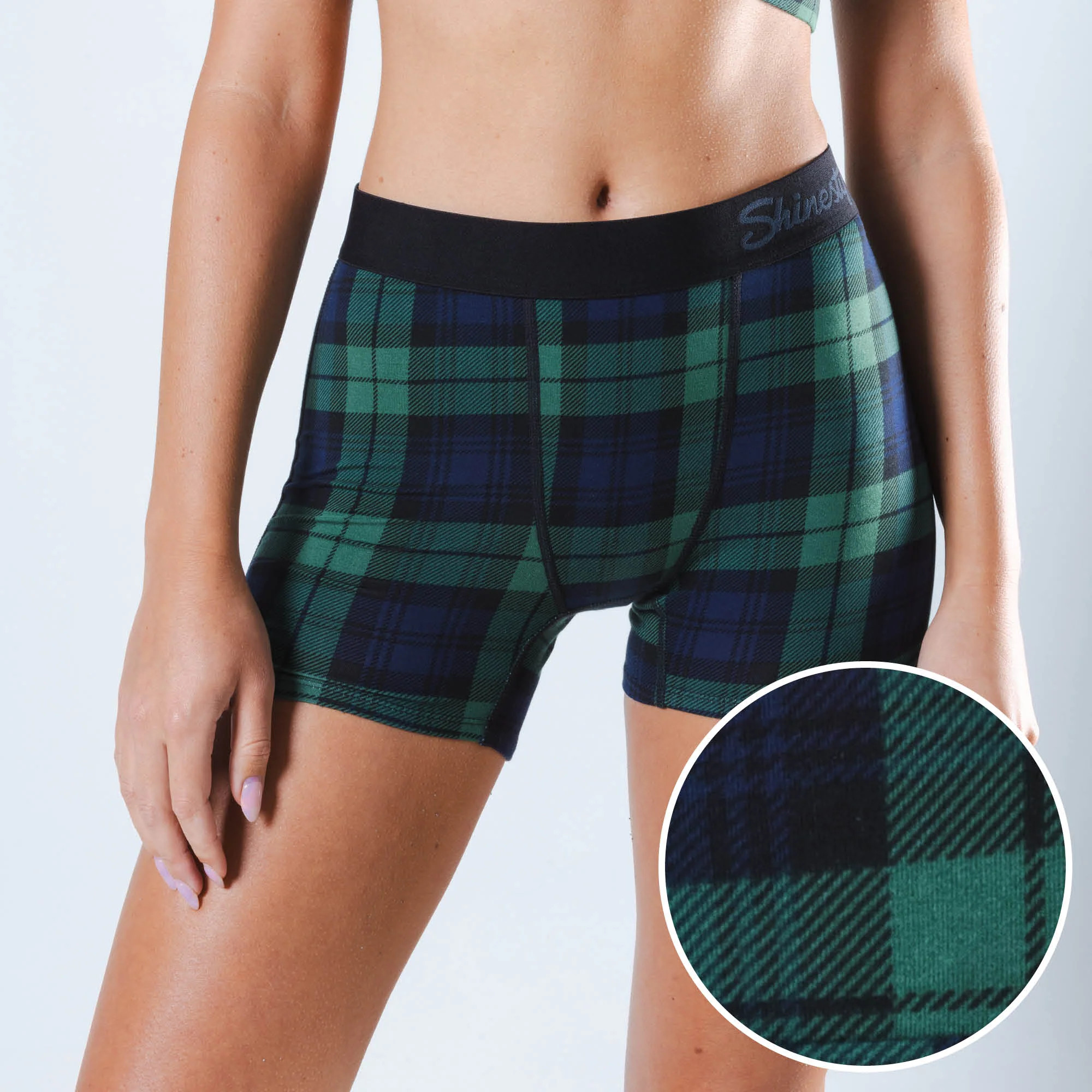 Tartan Plaid Women’s Boxers | Shinesty