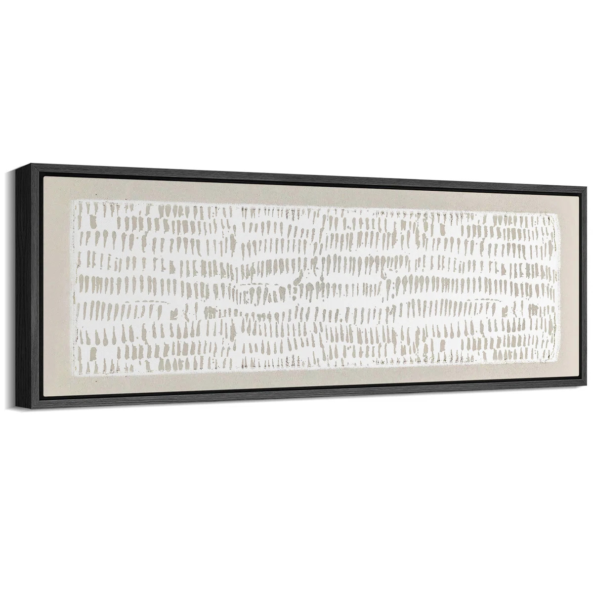 Minimalist Geometric Pattern in Neutral Tones Modern Art | Wayfair North America