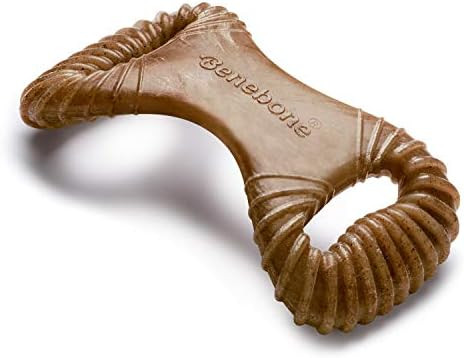 Benebone Dental Dog Chew Toy for Aggressive Chewers, Long Lasting, Made in USA, Medium, Real Baco... | Amazon (US)