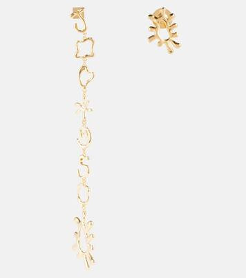 Les Boucles Sol gold-plated earrings | Mytheresa (DACH)