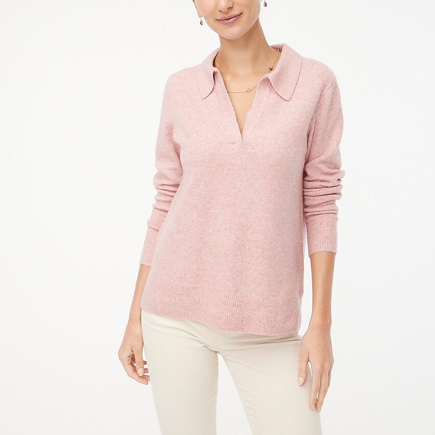 Polo sweater in extra-soft yarn | J.Crew Factory