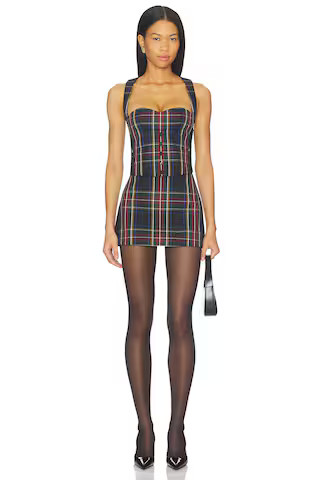 retrofete Donella Waistcoat in Black Tartan from Revolve.com | Revolve Clothing (Global)
