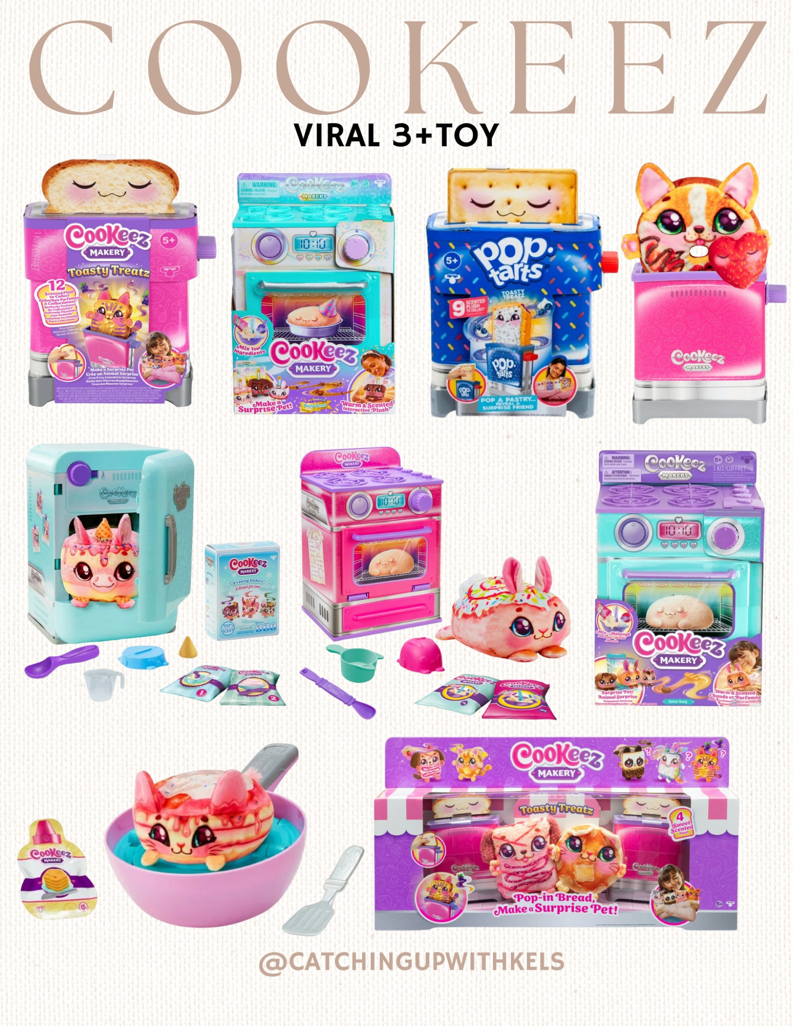 🍞✨ The cutest surprise toys for little ones! 🛒 These Cookeez Makery toys make playtime even more magical with their fun, interactive features. Perfect for kids 3+ and guaranteed to bring smiles. Shop them now before they sell out! 💖 #CookeezMakery

#LTKBaby #LTKKids