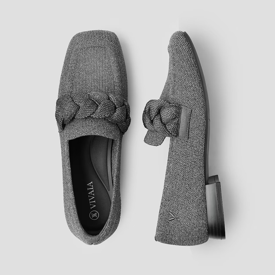 Square-Toe Knot Loafers | VIVAIA