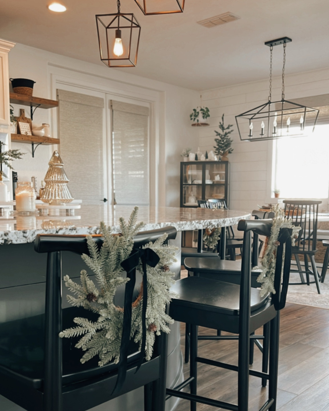 Mini Christmas wreaths with black velvet ribbon 

#LTKSeasonal #LTKHoliday #LTKHome